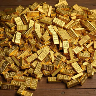 100ชิ้น โมเดลทองน้ำหนักเบา ตกแต่งภายในเปิดพิธีขึ้นบ้านใหม่ของขวัญเล็กๆ