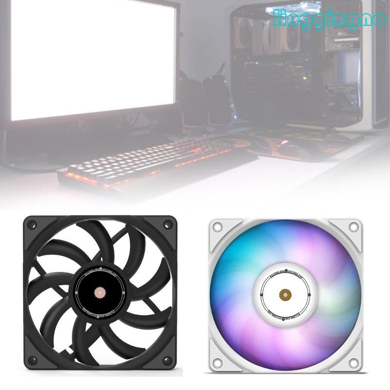 RR 120x120x15MM ARGB พัดลมระบายความร้อนพัดลมระบายความร้อนแบบพกพาสําหรับแชสซีตัวรับสัญญาณเราเตอร์