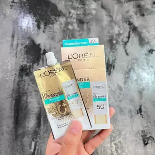 กันแดด (แบบซอง) L'oreal UV Defender Daily Sunscreen SPF5+ PA++++ 5.5ml. ลอรีอัล ยูวี 3 สูตร