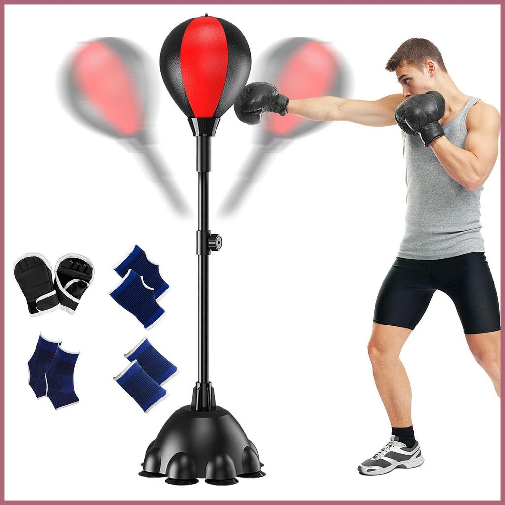 Reflex Punching Bag Boxing Speed Ball พร้อมขาตั้ง Reaction Ball Reflex อุปกรณ์สําหรับการฝึกอบรมกลางแ