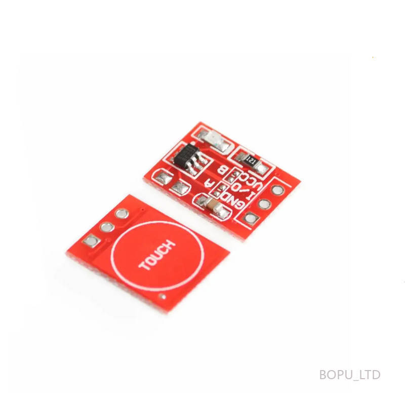 10/50pcs ใหม่ TTP223 Touch ปุ่มโมดูลตัวเก็บประจุประเภท Single Channel Self Locking Touch switch sensor