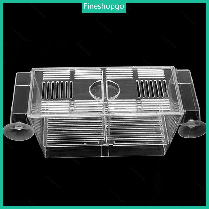 Fine Fish Breeding Box Hatchery สําหรับถัง Incubator Aquarium กล่องแยกสําหรับ Guppy