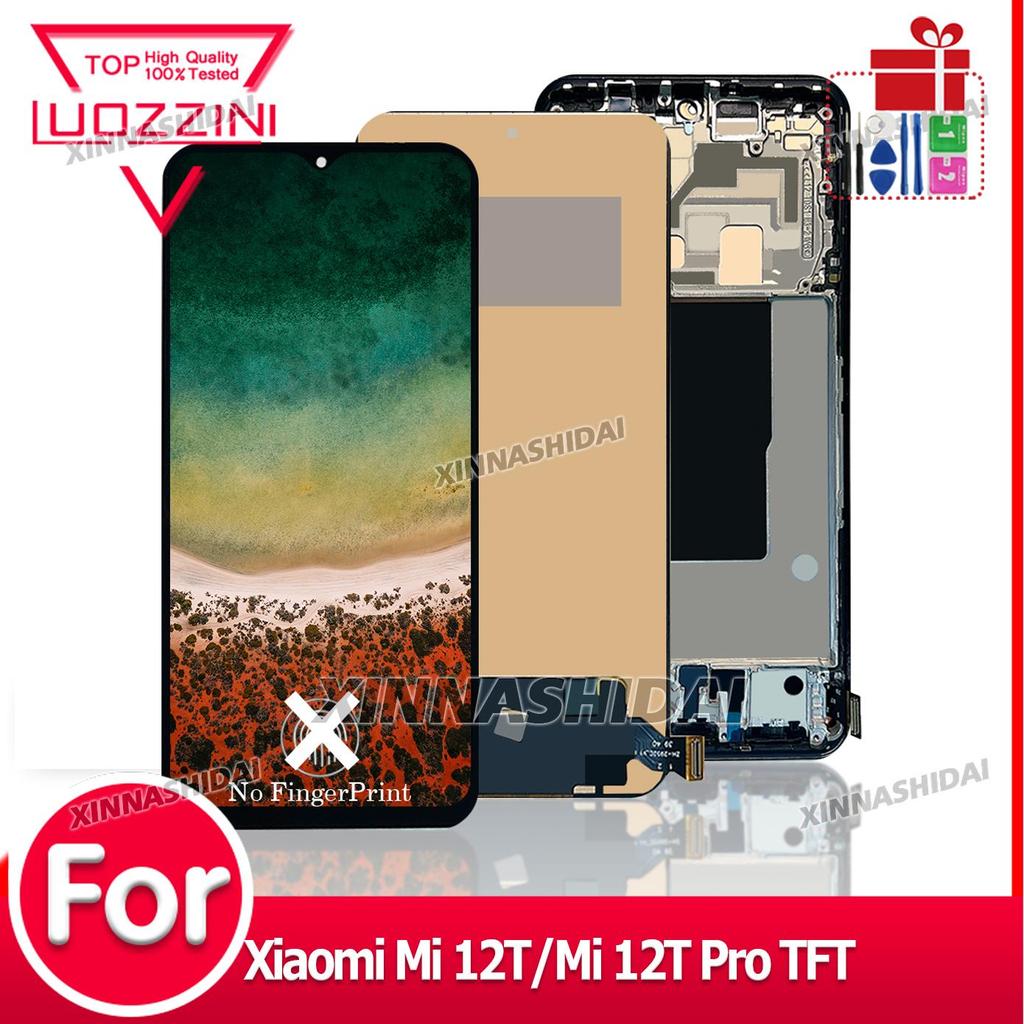 ทดสอบ TFT สําหรับ Xiaomi Mi 12T/ Mi 12T Pro จอแสดงผล LCD หน้าจอสัมผัสสําหรับ Mi 12T/ Mi 12T Pro LCD 