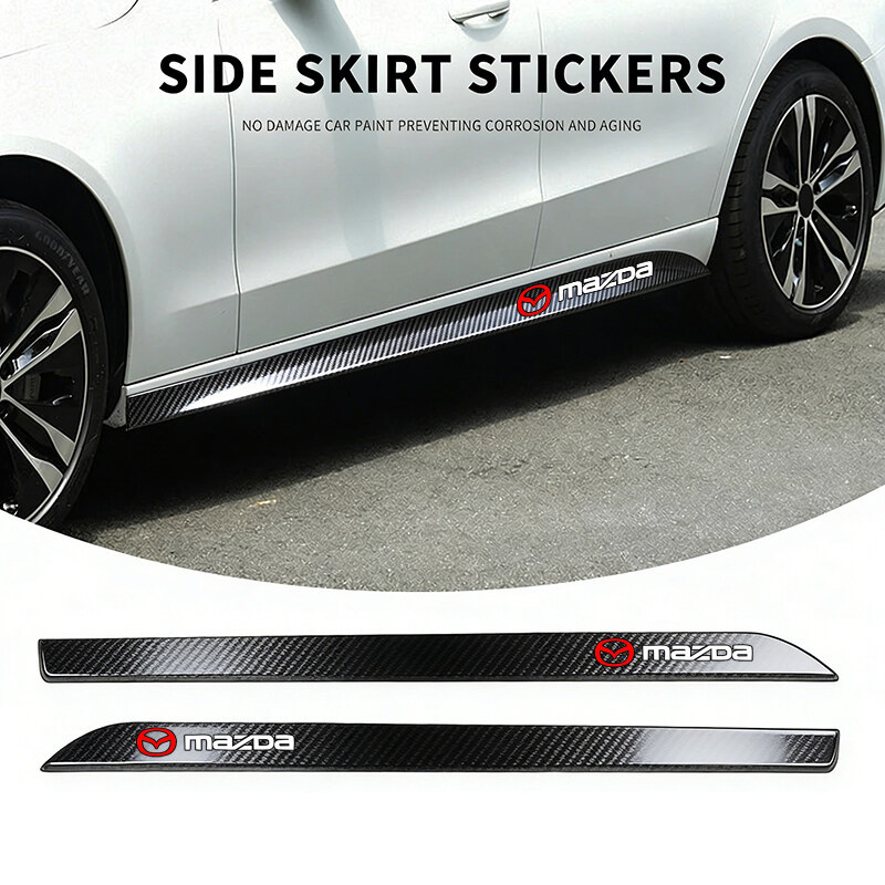 2 ชิ้นด้านข้างกระโปรง Sill Stripe Body Decals สติกเกอร์สําหรับ Mazda 2 3 6 323 CX3 CX4 CX5 CX8 CX30 BT50 ราคา ถูกที่สุด ดีลบีเคเค แกลเลอรีภาพที่ 8