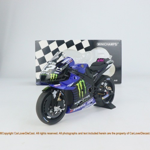 MINICHAMPS/ชากิ 1:12 YAMAHA YZR-M1 -MAVERICK VINALES- MOTOGP 2021 合金迷你 122213012