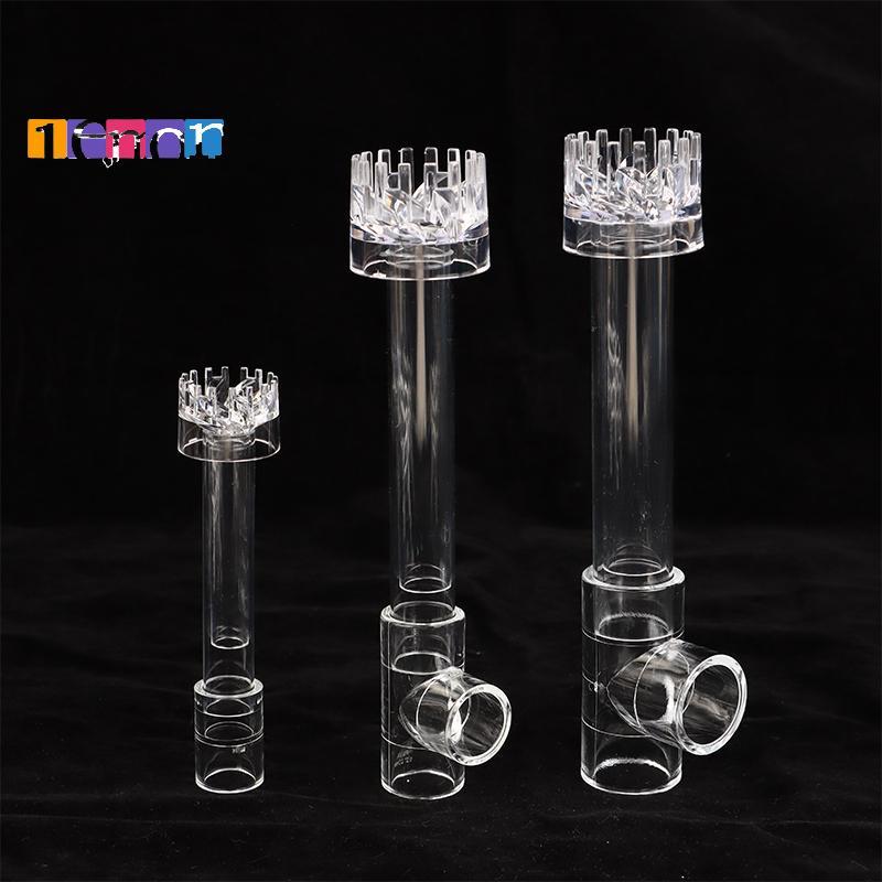 [Lemon] 1 ชุด DIY Clear Aquarium Skimmer อะคริลิค Lily Spin Inflow Outflow น้ําพืชถังกรองทําความสะอาดถังปลาอุปกรณ์เสริมใหม่
