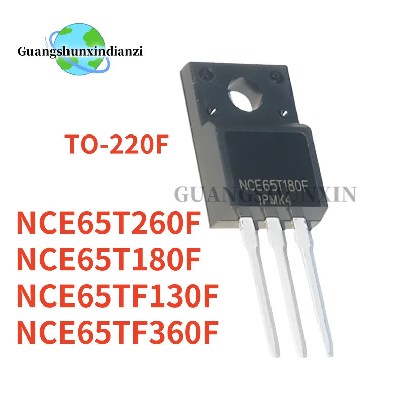 5PCS NCE65T260F 65T260F NCE65T180F 65T180F NCE65F130F 65F130F NCE65TF360F 65TF360F TO-220F Field Eff