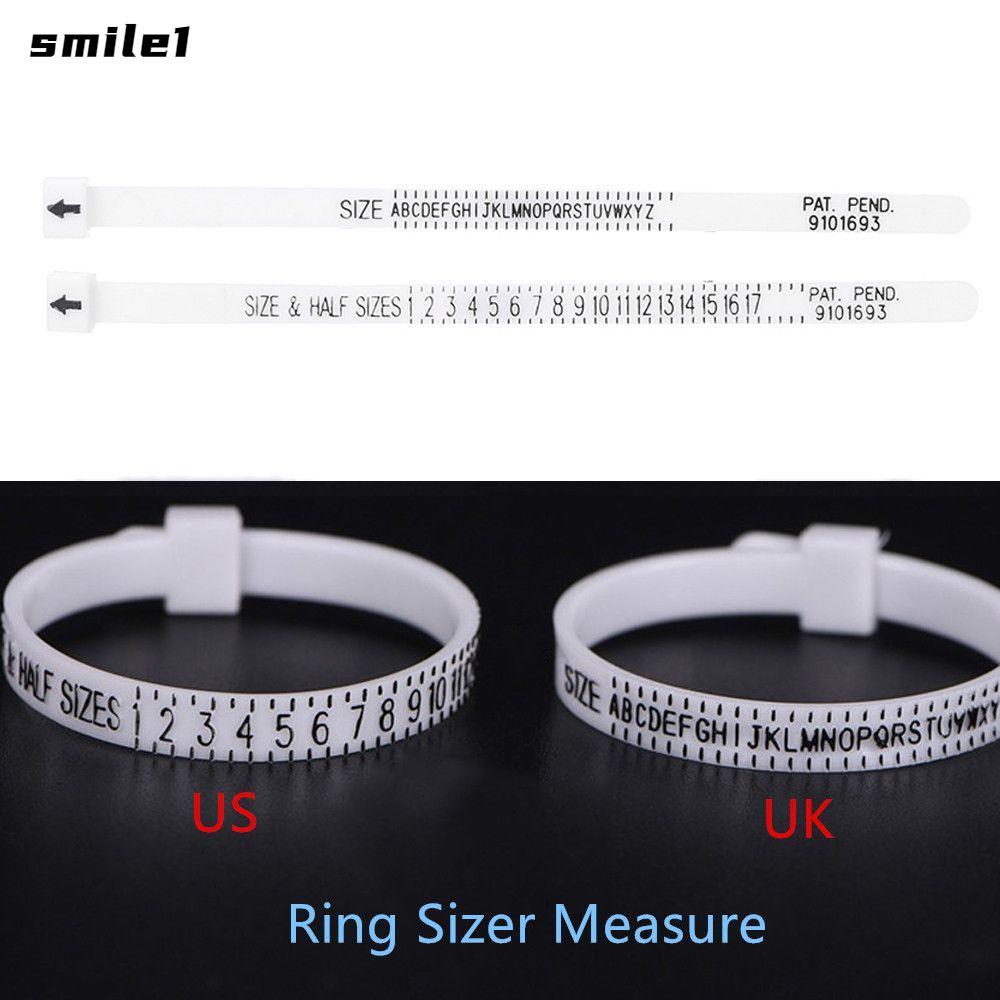 SMILE Ring Sizer วัดเครื่องทดสอบผู้ชายและผู้หญิง UK/US
