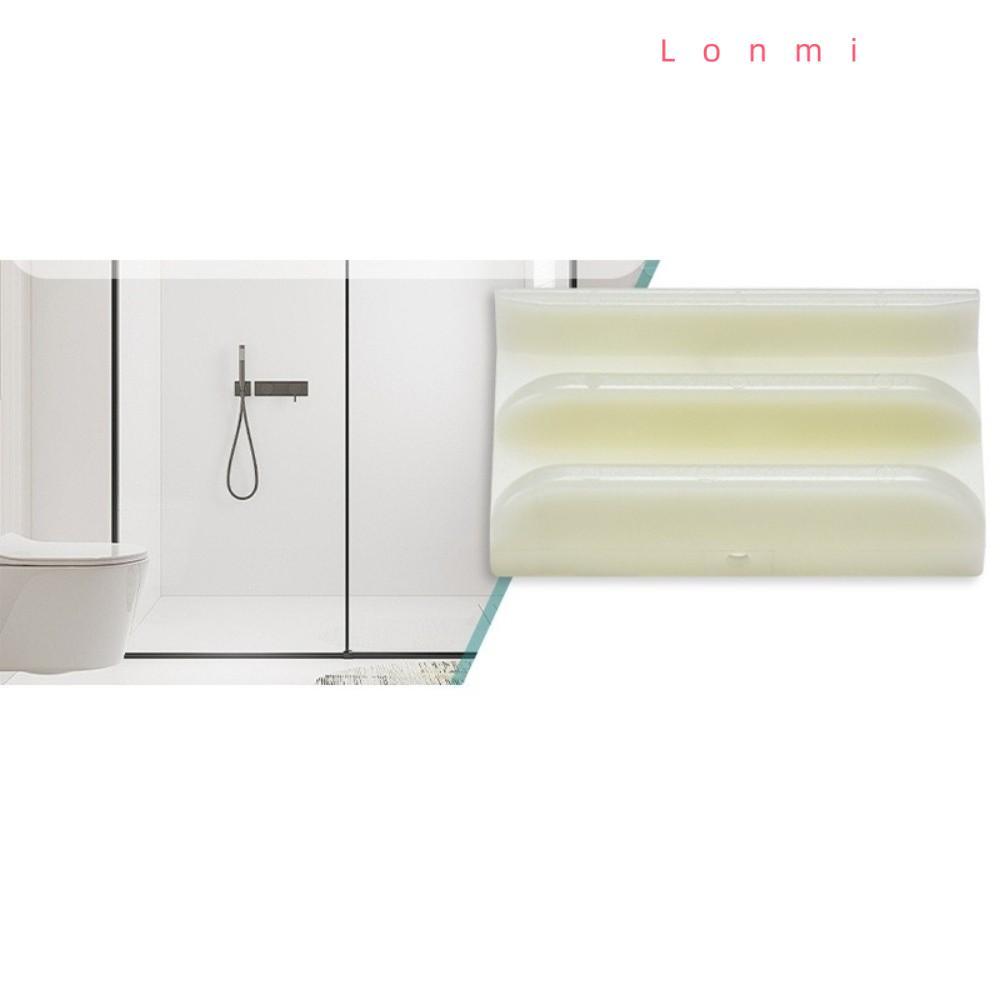 LONMI M6219 เลื่อนประตูห้องอาบน้ําด้านล่างติดตาม,พลาสติกก่อสร้าง 1/2 นิ้วช่องรางพลาสติก,พร้อมสกรู 7/