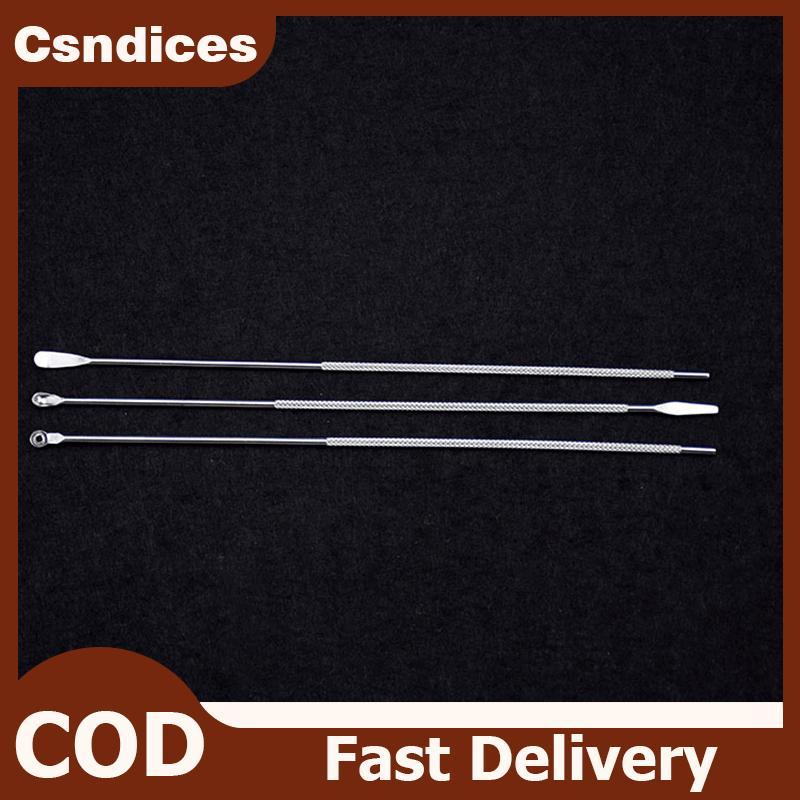 Csndices สแตนเลสช้อนหูพลั่วหูขี้ผึ้ง Pi Curette กําจัดขี้หู Pier Earpi ทําความสะอาดเครื่องมือสําหรับเด็กผู้ใหญ่ Health Care TH