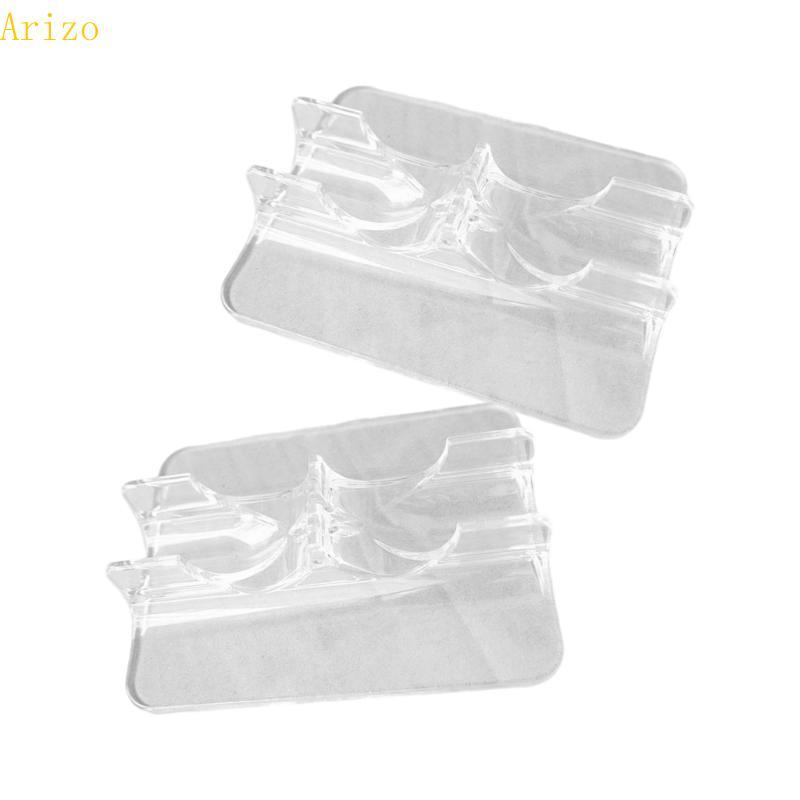 Arizo 2PCS Clear สเก็ต Boot ขาตั้งจอแสดงผล Transparency Roller Skate Exhibition Rack Ice Skates Storage Organizer