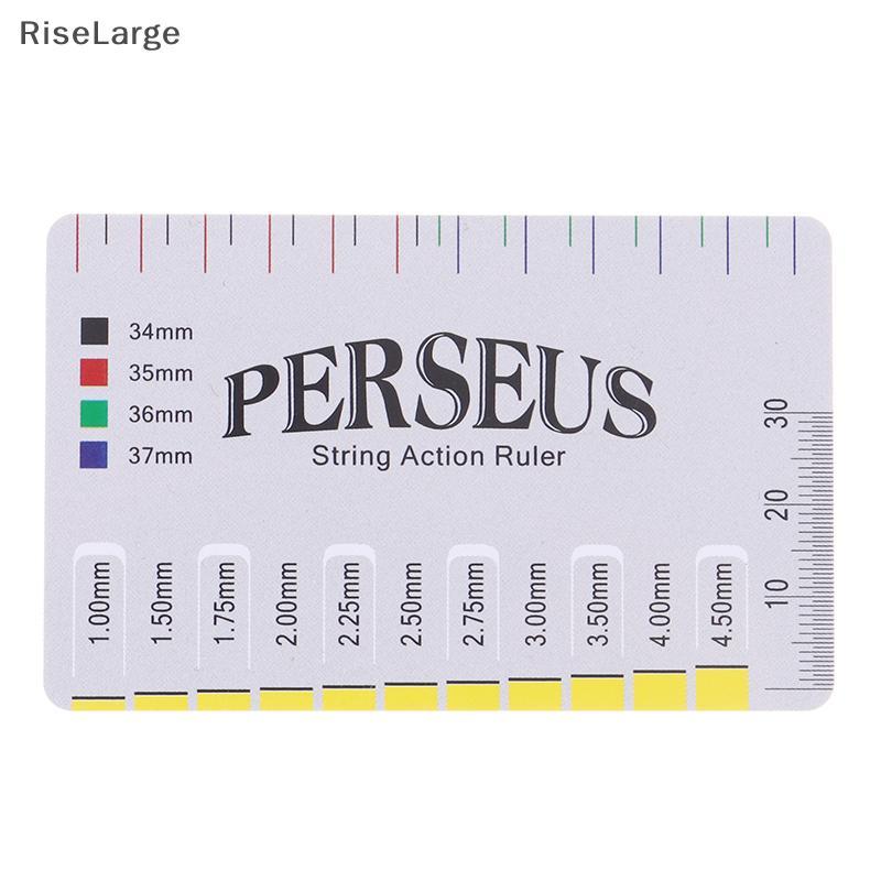 [RiseLarge] อุปกรณ์กีตาร์ไม้บรรทัดวัดเครื่องมือกีตาร์ไฟฟ้าสําหรับ String Instruments ใหม่