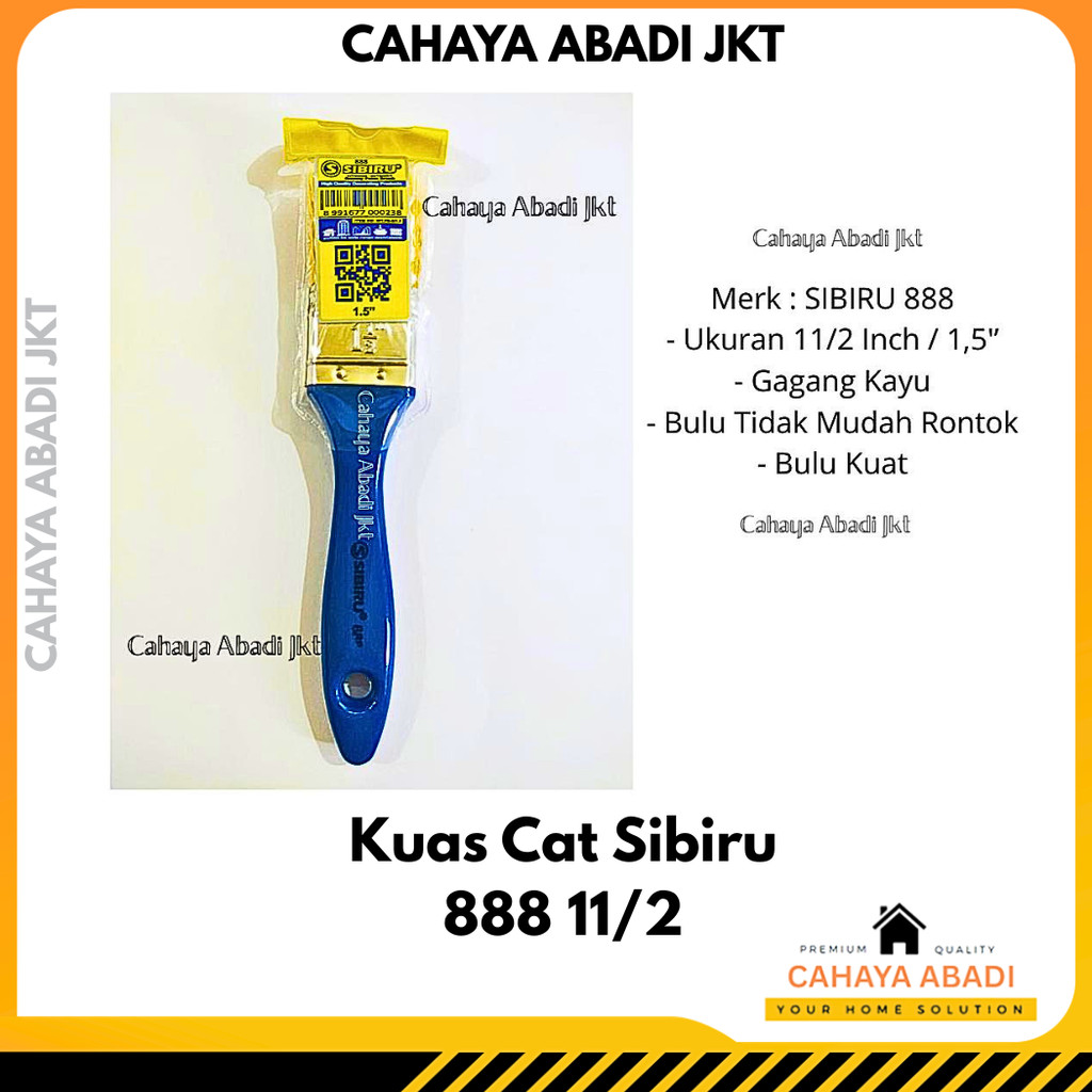 Sibiru 888 11/2 แปรงทาสี / แปรงซิบิรุ 888 1.5in