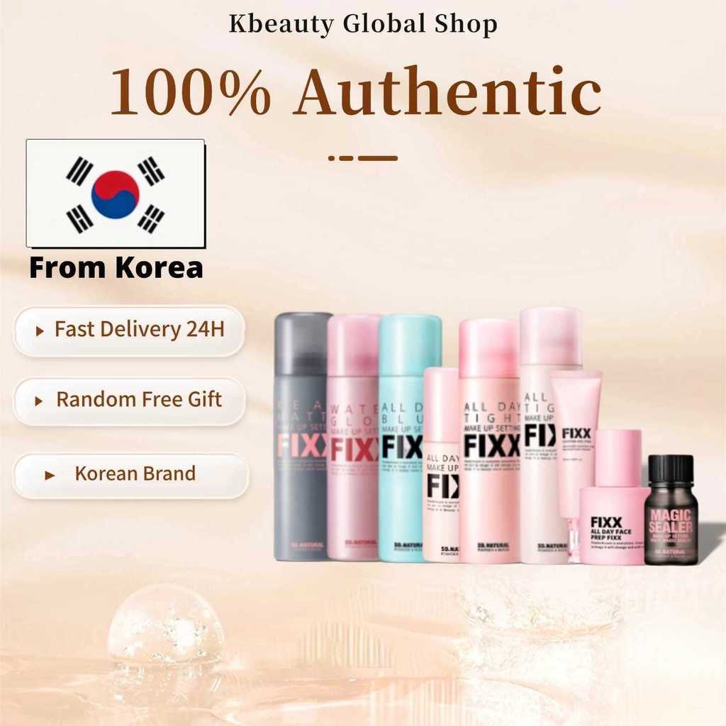 [SO.NATURAL] Eye/Face Prep Fixer 9.5ml/Gel Fixer 50ml/Matt Fixer 75ml/Water Glow Fixer 75ml/multi magic sealer 10ml/Make 35ml/M