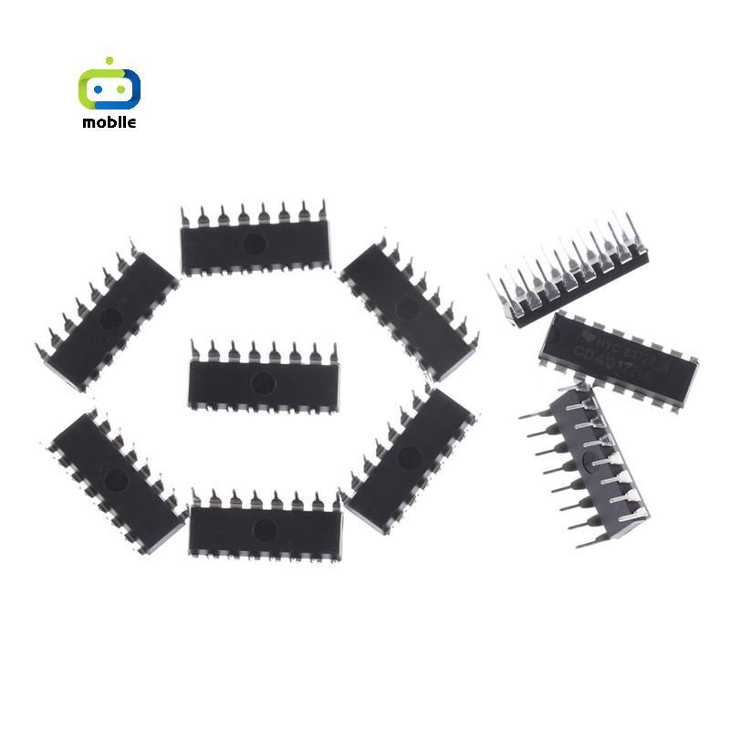 [maygood] 10 ชิ้น CD4017BE 4017 CD4017 Decade Counter Divider IC