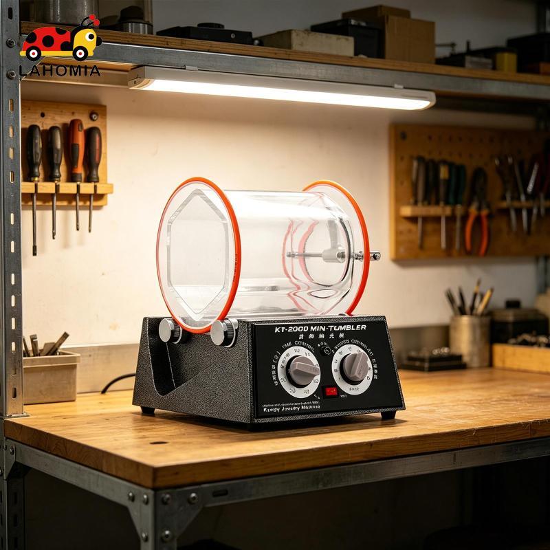 [Lahomia] เครื่องประดับ Polisher Tumbler Supplies ฝาใสสําหรับสินค้าขนาดเล็ก Finishing Surface