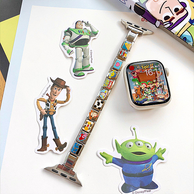 เหมาะสําหรับ Apple S11 สายนาฬิกา Toy Story โมดูลสร้อยข้อมือ s10/9/8/7/SE นาฬิกา Ultra5.18