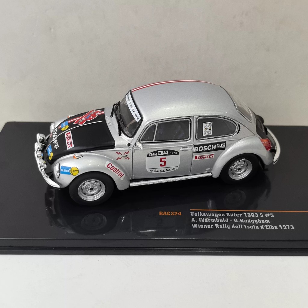 [สต๊อกพร้อม 1 รายการ] IXO 1/43 VW KAFER 1303 S #5 1973 Volkswagen Beetle Racing รุ่นโลหะผสมจัดส่งฟรี