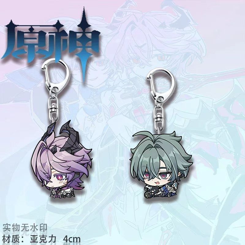 Genshin Impact/Lohen/Genshin สินค้าพวงกุญแจจี้อะคริลิคน่ารัก Lohen/frty