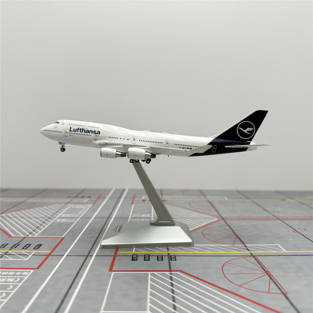 YY Wings 1/400 D-ABVY/D-ABTA Hensa Airlines B747-400 Alloy Airliner รุ่น