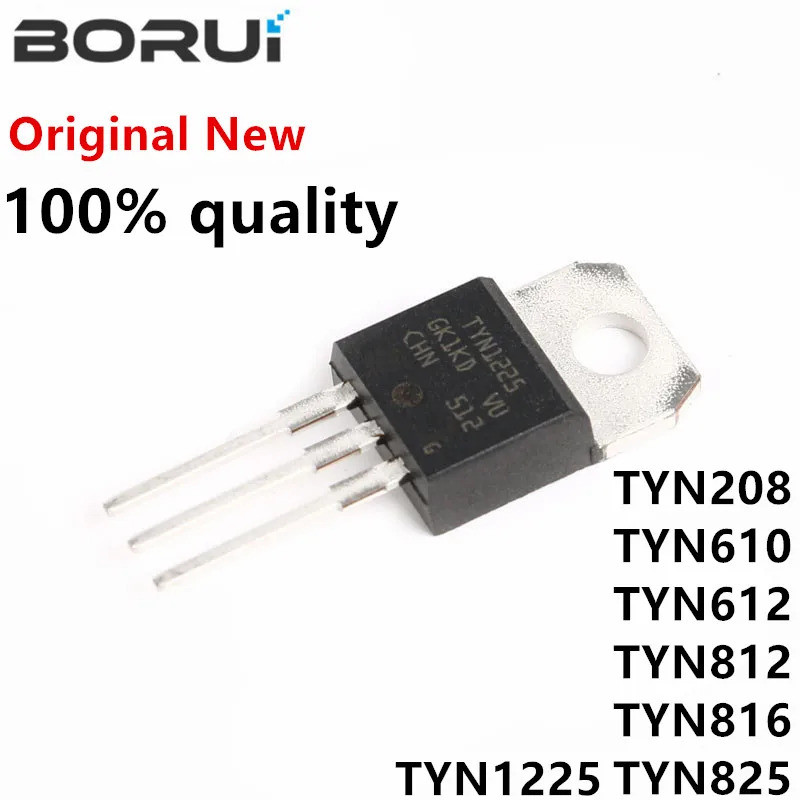 10 ชิ้น/ล็อต TYN1225 TO-220 TYN208 TYN610 TYN612 TYN812 TYN816 TYN825 TYN1225 TYN625 TYN840 TYN1225R