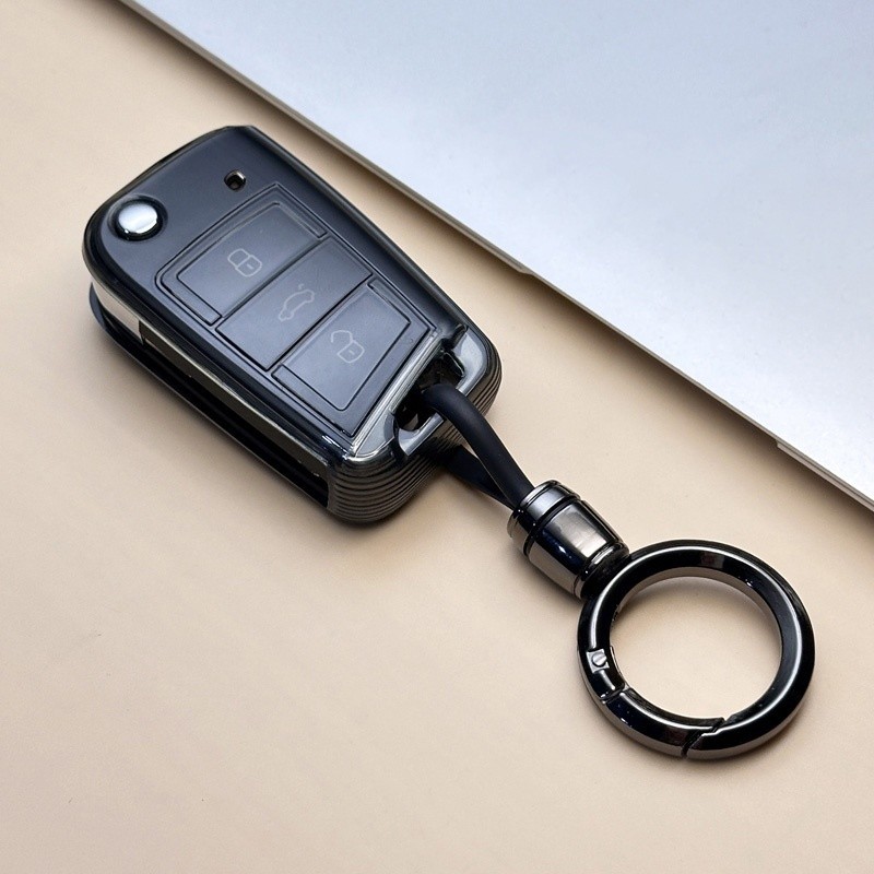 TPU รถ Remote Key สําหรับ VW Volkswagen Golf 7 MK7 Tiguan MK2 สําหรับที่นั่ง Ateca Leon FR 2 Ibiza ส