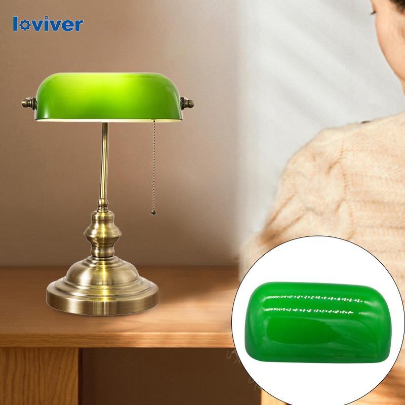 [Loviver] โป๊ะโคมไฟ Bankers, โคมไฟอ่านหนังสือตั้งโต๊ะ Light Shade Classic Replacement Cover