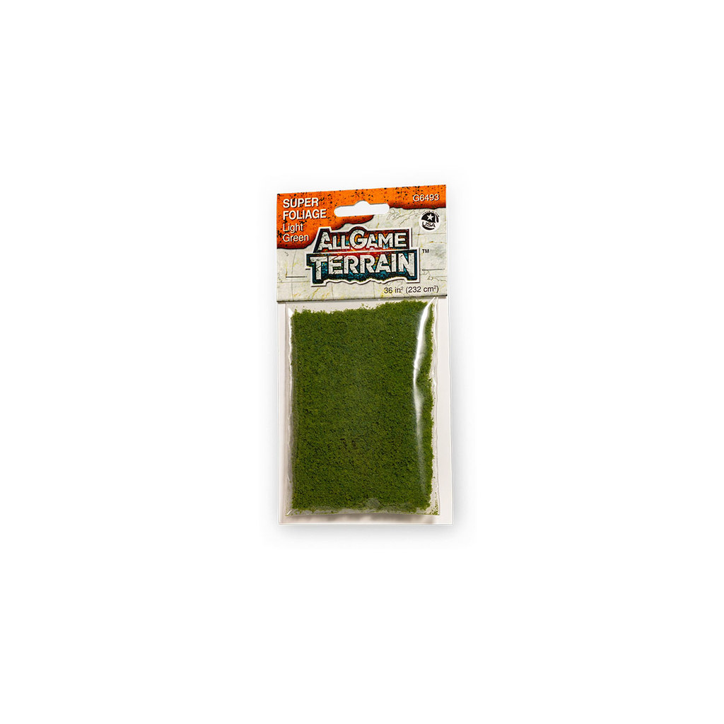 (WOODLAND SCENICS) LIGHT GREEN SUPER FOLIAGE G6493 อุปกรณ์ทำฉากโมเดล