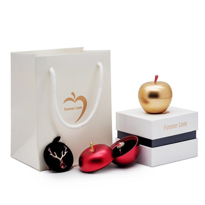 จี้โลหะแนวโน้มกล่องสร้อยคอคริสต์มาสแหวนเพชรขนาดเล็กกล่องเครื่องประดับโรงงานเครื่องประดับวันวาเลนไทน์