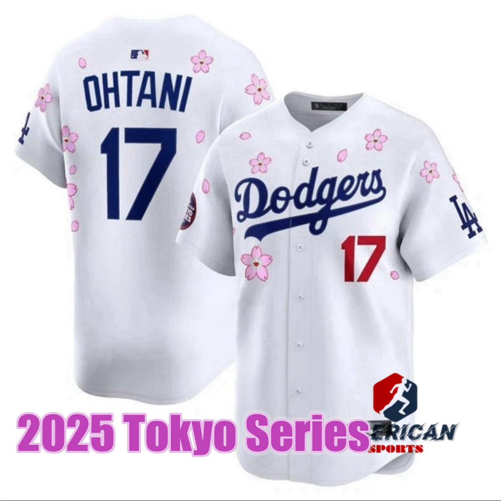 2026 Tokyo World Series Sakura Edition Los Angeles Dodgers Shohei Ohtani White Home เสื้อเบสบอล Shoh