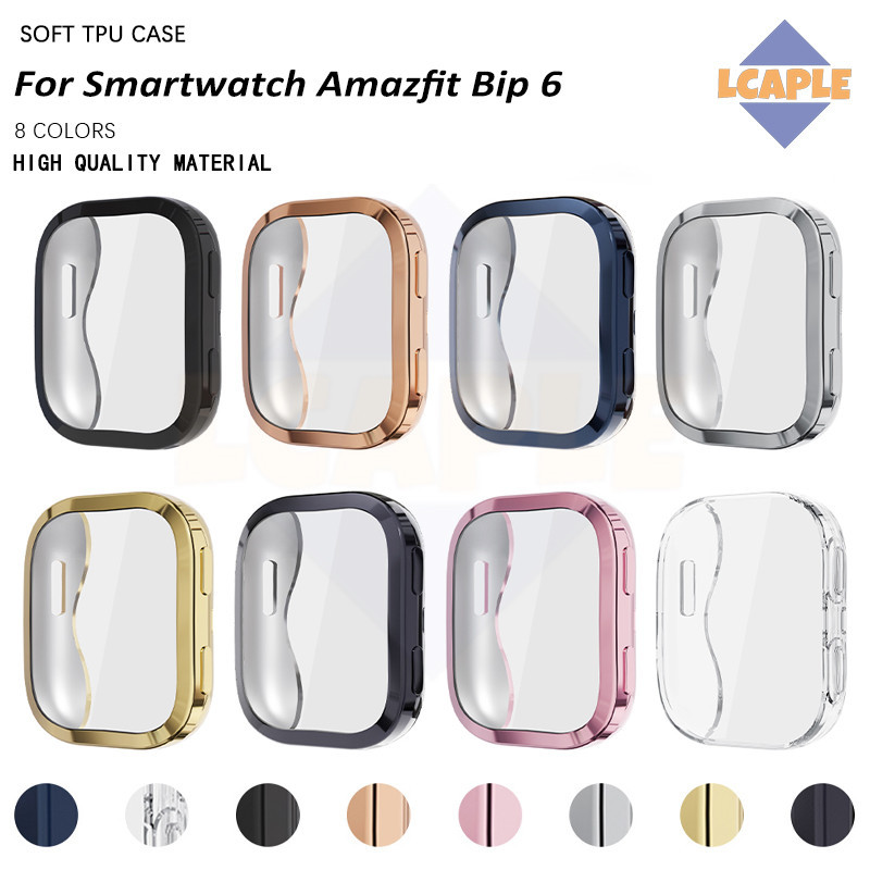 กรณี TPU สำหรับ for Amazfit Bip 6 ป้องกัน Gores ปกป้องหน้าจออ่อนสำหรับ for Smartwatch Amazfit Bip 6
