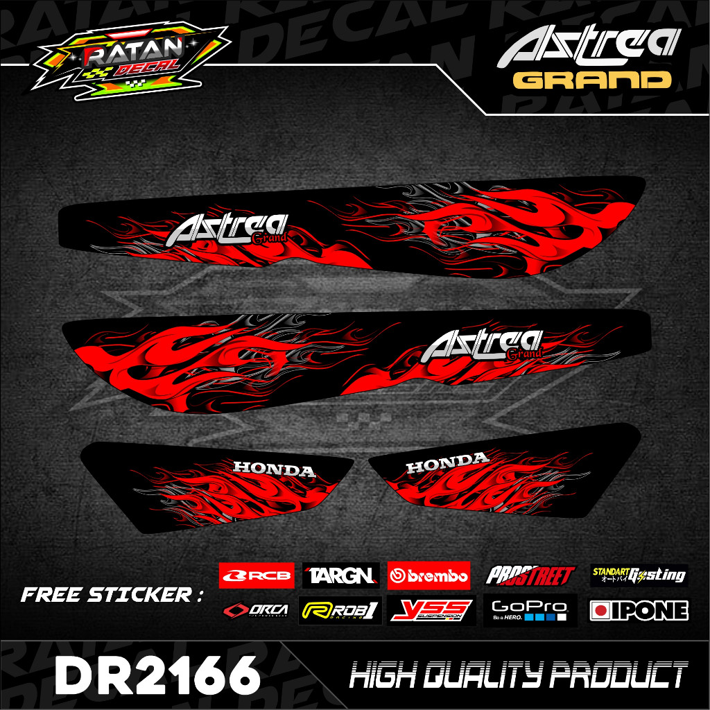 สติ๊กเกอร์ STRIPPING HONDA ASTREA GRAND คุณภาพสูง