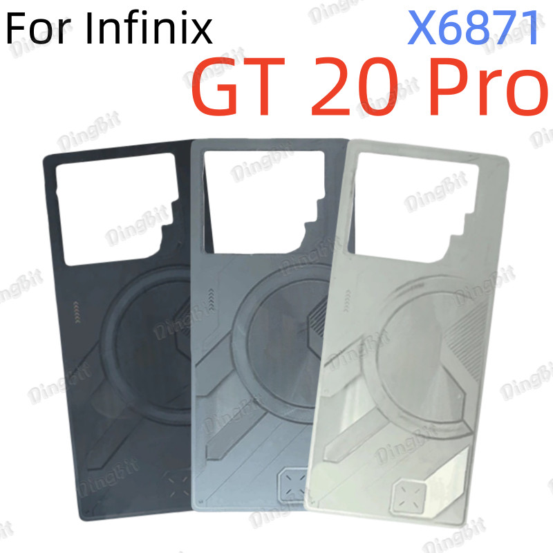Backover สําหรับ Infinix GT 20 Pro X6871 แบตเตอรี่ฝาหลังอะไหล่