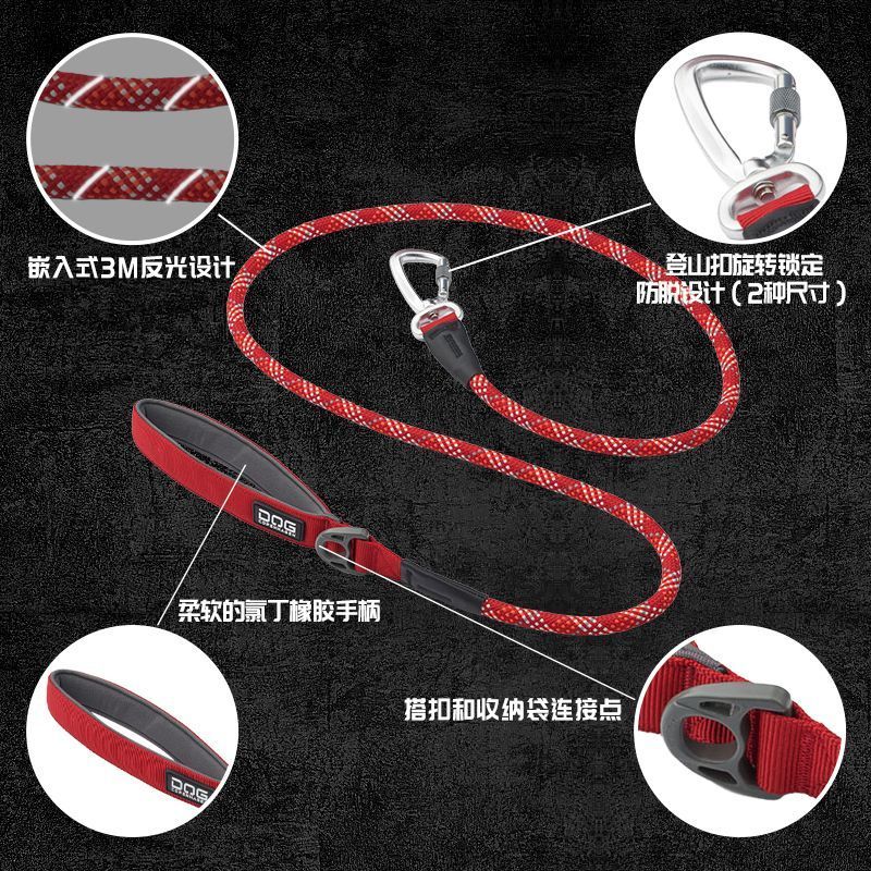Copenhagen Rope3.0 Leash Dog Copenhagen Medium Large Dog P Leash P Chain Dog Walking Leash สายจูงสุน