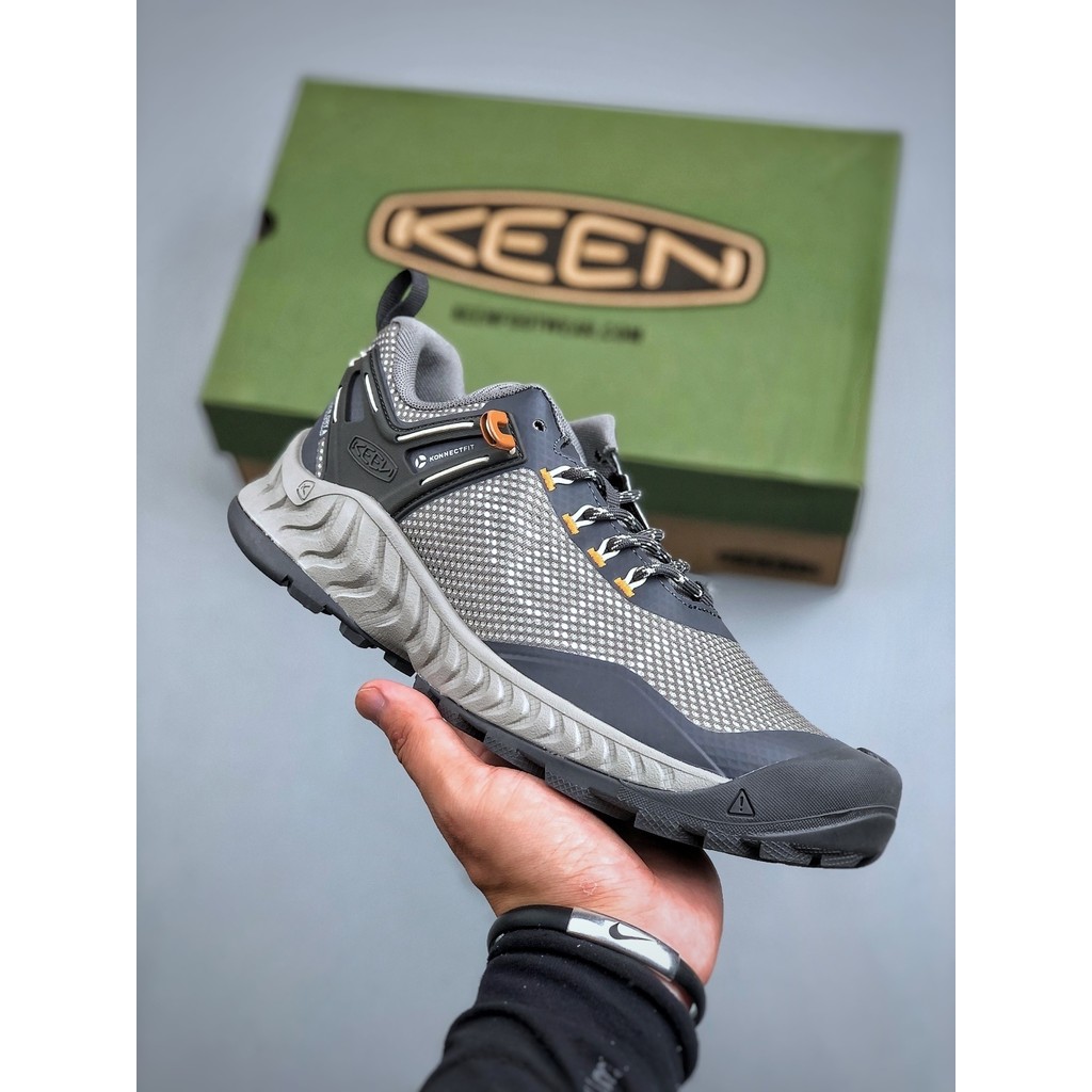 KEEN NXIS EVO WP รองเท้าเดินป่ากลางแจ้งกันน้ํา Breathable Water-Repellent สวมใส่วิ่ง Urban Commuter 