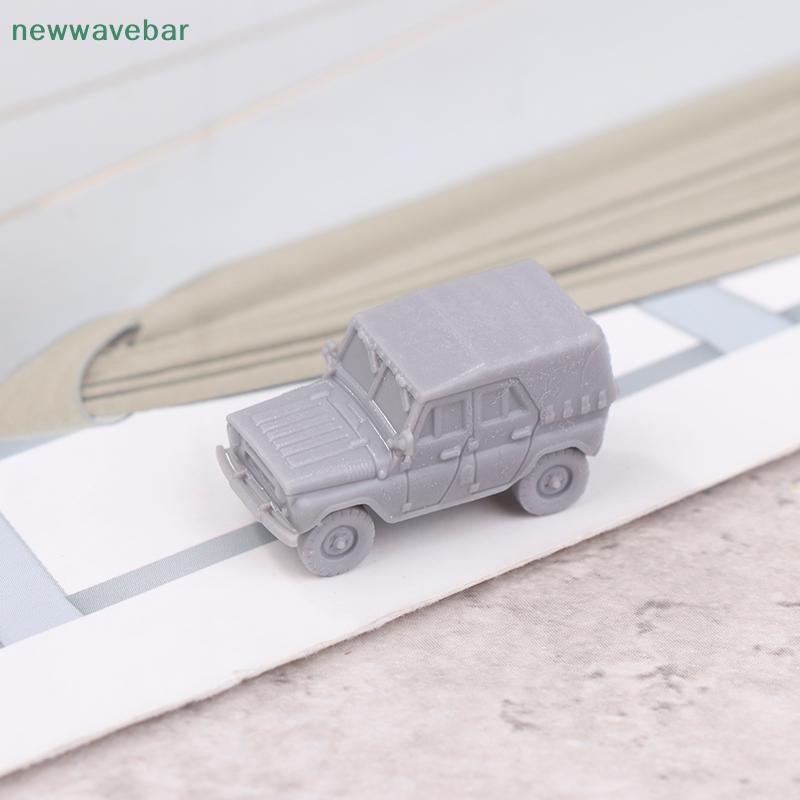 [HENGHOME] 1 PCS 1/144 Scale UAZ-469 4x4 Light Utility Grey Vehicle MODEL KIT 3D Printing Scale Mode