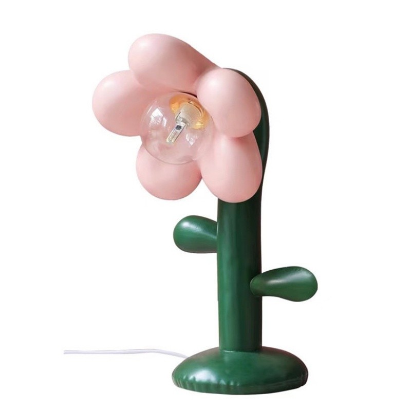 Flower table lamp living room bedroom bedside table decoration TV cabinet room home decoration bedro