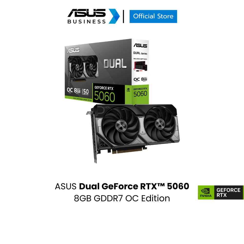 ASUS Dual GeForce RTX™ 5060 8GB GDDR7 OC Edition