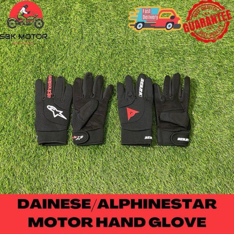 SBK MOTORSarung Tangan Motosikal Dainese & Alpinestars ถุงมือรถจักรยานยนต์ขี่ถุงมือกันลื่นมอเตอร์