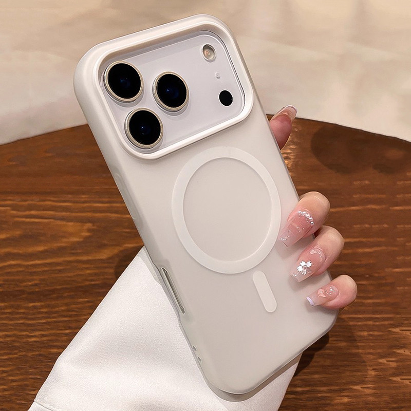 สําหรับXiaomi Redmi 15C 14C 13 Redmi A5 A4 A3 Pro Poco C71 C75 C85 โปร่งแสงMatteแม่เหล็กเคสโทรศัพท์สีลูกกวาดกันกระแทกซิลิโคนแข็งฝาครอบ - รูปที่ 5