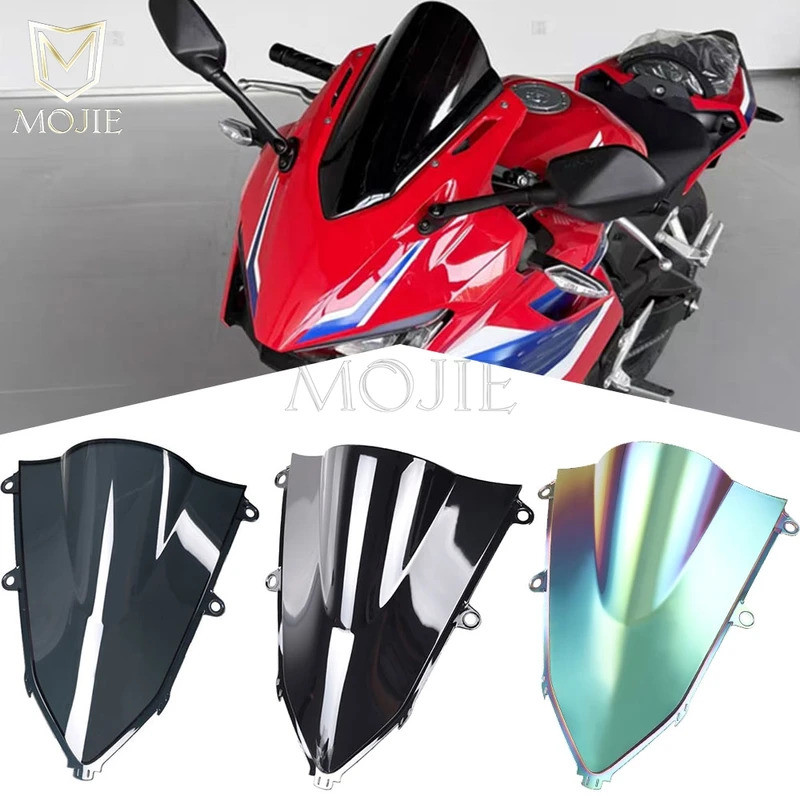 รถจักรยานยนต์ ABS กระจก Fairing กระจกหน้าจอสําหรับ HONDA CBR400R CBR500R CBR650R CBR 400 500 650 R 2