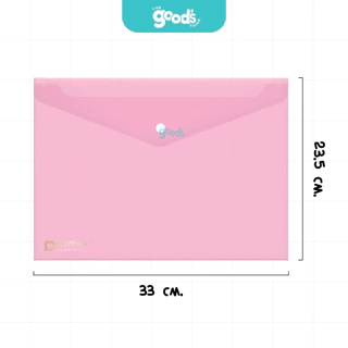 แฟ้มกระดุม A4 Elephant รุ่น 421A4 แฟ้ม ตราช้าง หนา 180 ไมครอน (จำนวน1ซอง)
