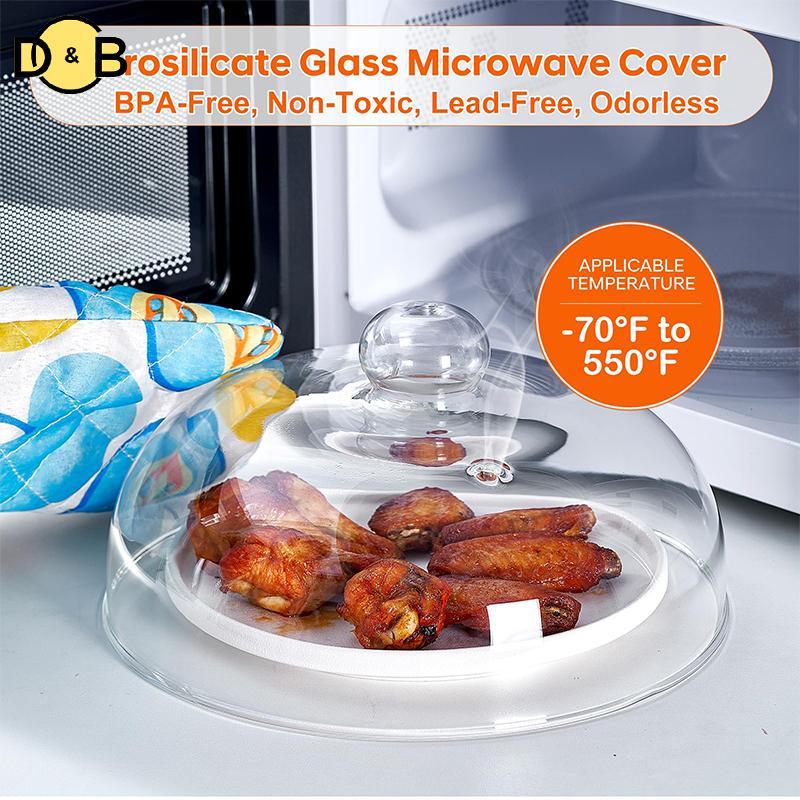 [DB] ฝาครอบไมโครเวฟแก้ว Borosilicate สําหรับอาหาร ฝาไมโครเวฟปลอดสาร BPA สูง TH