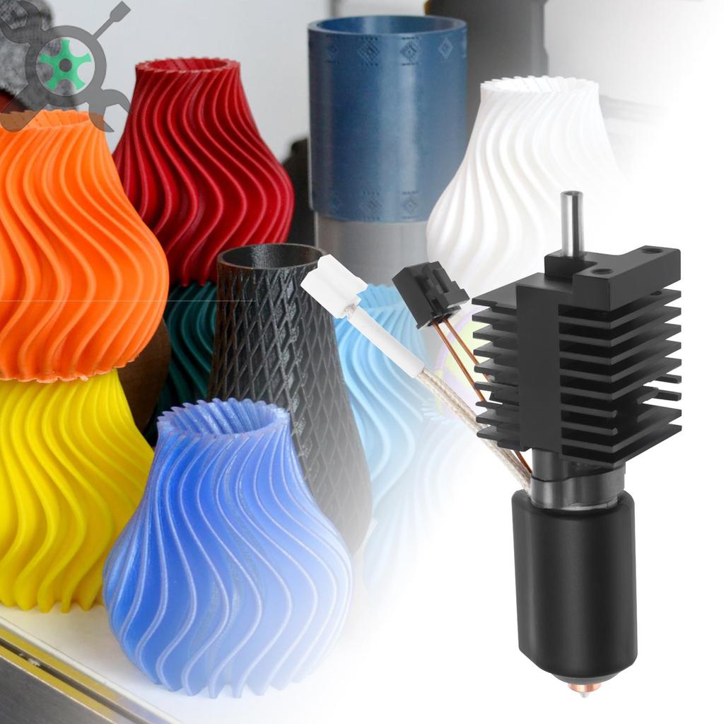 High Flow พิมพ์ Hotend Kit สําหรับ K2 Plus 3D เครื่องพิมพ์เซรามิคความร้อนบล็อก Hotend Kit SHOPTKC641