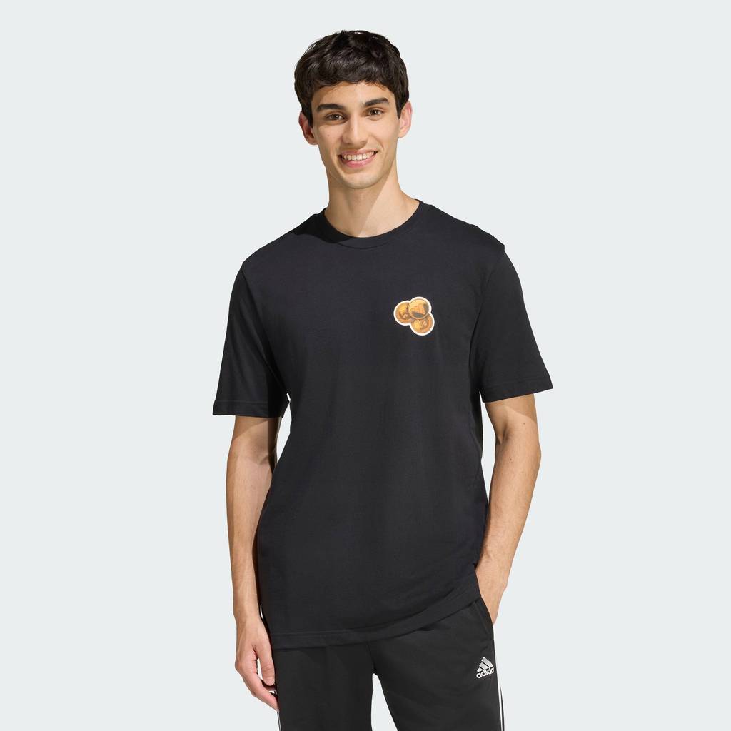 adidas Lifestyle SNACK BUBBLE GUM GRAPHIC T-SHIRT Men Black KD3933