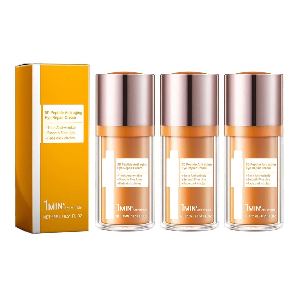 Beauty Crema De Ojos Con Péptidos 5D, 5D Peptide Anti Aging Eye Cream, สําหรับลดอาการบวมและความหมองค