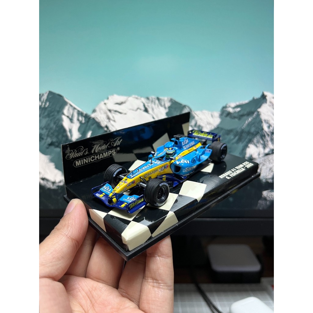 1/43 Mini Cut minichamps f1 Renault r25 Feisella Renault F1 ทีม R25 2005 #6 ขายตัวเองดู ไม่คืนเงินหร