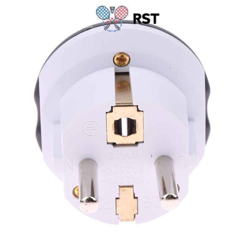 RunSabailTWO เยอรมันมาตรฐานปลั๊กแปลง FR AU US UK To EU Euro Korea Universal Travel Adapter Home Plug