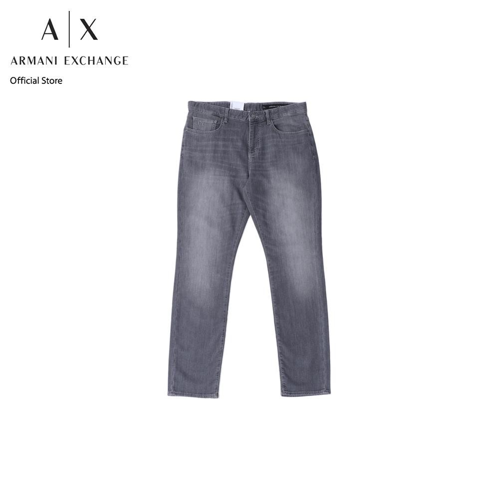 Armani Exchange กางเกงยีนส์ผู้ชาย รุ่น XM000070-AF14369-M8013- สีเทา
