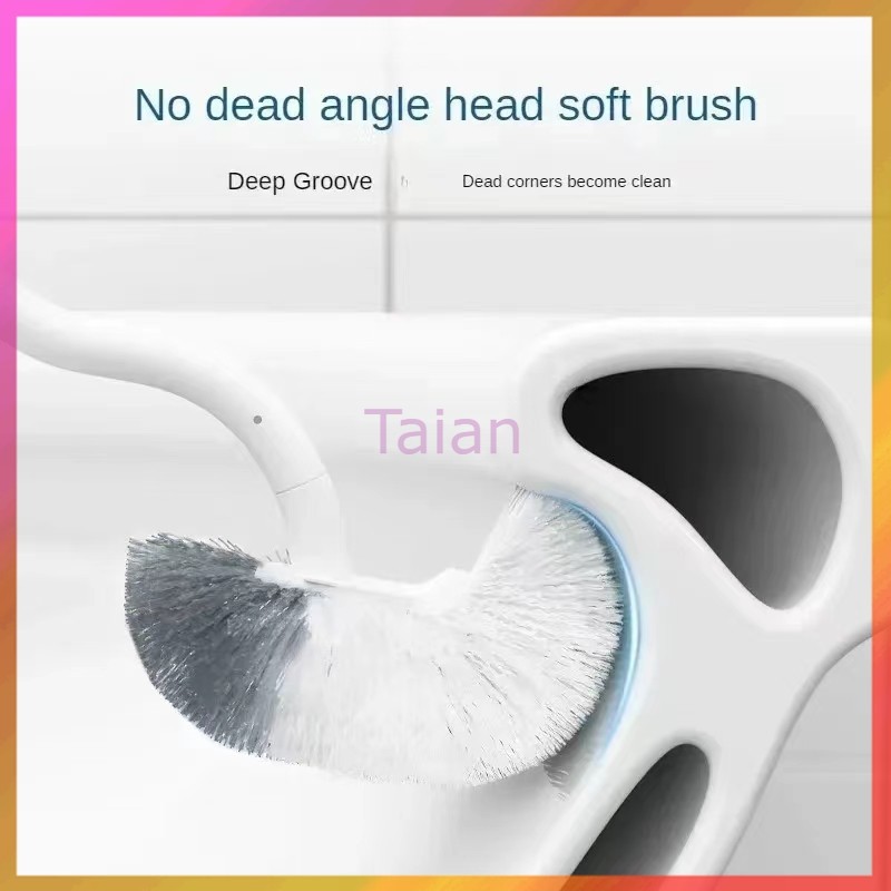 Taian แปรงขัดห้องน้ำ แปรงทำความสะอาดห้องน้ำ S-Shape ขยาย ด้ามจับ